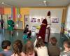 Sarreguemines: Saint-Nicolas went to meet the children of the Victor Hugo nursery school