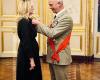 PARIS General François Lecointre presents the insignia of knight of the Legion of Honor to Françoise Dumas