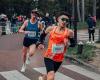 Carcassonne. Aziz Boukebal performs at the Valencia marathon