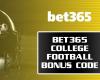 Bet365 Bonus Code MHSXLM: Win $150 Bonus, $1K Safety Net for College Football