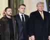 Donald Trump, Volodymyr Zelensky and Emmanuel Macron met during a trilateral meeting in Paris