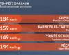 Storm Darragh: up to 184 km/h of wind at Cape Béar and 160 km/h in Normandy yesterday afternoon!