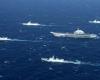 Beijing deploys ships around Taiwan