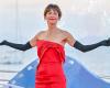 In a strapless haute couture dress, Sophie Marceau chic ambassador to China