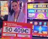 “Luck smiled on her”: she bets a few cents in a casino slot machine and wins a jackpot of more than 50,000 euros