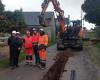 The renovated drinking water network in this Cotentin commune, traffic impacted