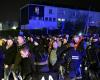 before the match against Brest, 600 Eindhoven supporters marched in Guingamp