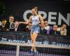 Elise Mertens wins the final of the Caen Open, after a painful double fault