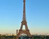 Paris: a parkour champion does a somersault 130 m high on the Eiffel Tower, without security or authorization