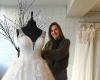 Lucie Denis opens a “pop-up boutique” of wedding dresses in the city center of Mayenne