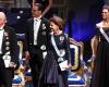 King Carl XVI Gustaf awards the Nobel Prizes surrounded by his crowned family