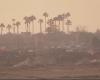 a fire in Malibu, more than 1,150 hectares ravaged