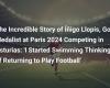 The incredible story of Íñigo Llopis, gold medalist at Paris 2024, who competes in Asturias: ‘I started swimming thinking of returning to football’