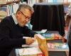 Saint-Étienne: Jamy signing at the Librairie de Paris with all generations