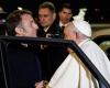 the sovereign pontiff spoke privately with Emmanuel Macron after participating in a mass