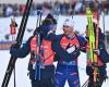 on the wire, the French beat the Norwegians again in relay