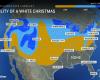 Christmas Snow Map Shows Half of US States Have Chance at White Christmas