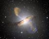 NASA observes black hole jet hitting enigmatic object 12 million light years away