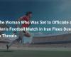 Woman who was supposed to officiate men’s soccer match in Iran flees due to threats