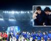 Lazio-Inter, the parents of Flavio and Francesco, twins who died a month apart, on the pitch at the Olimpico