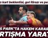 Controversial decisions in the Galatasaray – Trabzonspor match! Red card, goal cancellation objection and penalty…