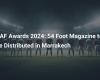 CAF Awards 2024: 54 Foot Magazine Will Be Distributed in Marrakech