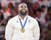 Teddy Riner with the Blues at the Paris Grand Slam in early February