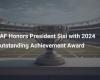 CAF honors President Sisi with the 2024 Excellence Award