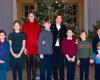 Queen Silvia’s 8 grandchildren gathered to decorate Christmas trees with their grandmother