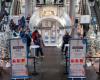 In Paris, the Glacière metro station transformed (temporarily) into a winter sports station