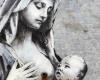 Banksy returns with a Madonna and Child: is the work dedicated to Gaza?