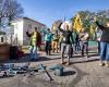 In Draguignan, a flashmob to obtain more social protection for farmers and operators