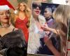 Mariah Carey signs an autograph on Rihanna’s breast