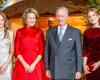 Princess Elisabeth in velvet and Princess Éléonore in silver to accompany King Philippe and Queen Mathilde to the Christmas concert