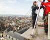 Dijon. We met the stunt Santa who will come down from the Philippe-le-Bon tower on Tuesday ﻿