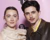 Timothée Chalamet meets his great friend the actress Saoirse Ronan in London