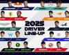 with Hadjar the full lineup of drivers 2025