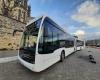 PHOTOS. This articulated bus, running on hydrogen, will run on the future Chronolignes at Le Mans