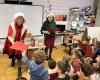 In Martigues, schoolchildren in the town's nursery classes received a “gift book” for Christmas