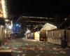 a car at breakneck speed among the stalls of the Christmas market, numerous victims