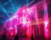 A big laser show near Chartres to celebrate Christmas in style