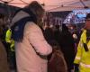 the reinforced security system at the Strasbourg Christmas market