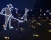 The largest illuminated Christmas nativity scene in France is located in this village in Aude