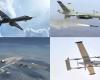 Which African countries have the largest fleets of military drones?