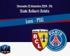 Match: The official team composition of Lens/PSG without Ramos