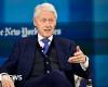 Former US President Bill Clinton admitted to hospital with fever