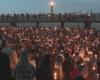 Vigil held for Los Angeles Fire Department firefighter Connor Lees weeks after missing at sea