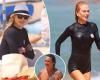 Nicole Kidman stuns as beach ‘babygirl’ in skintight wetsuit