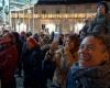 PICTURES. Dijon. He abseils down a tower of more than 40 meters in the city center