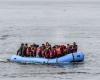 More than 60 migrants, on board a boat, were rescued at sea, off the coast of Pas-de-Calais